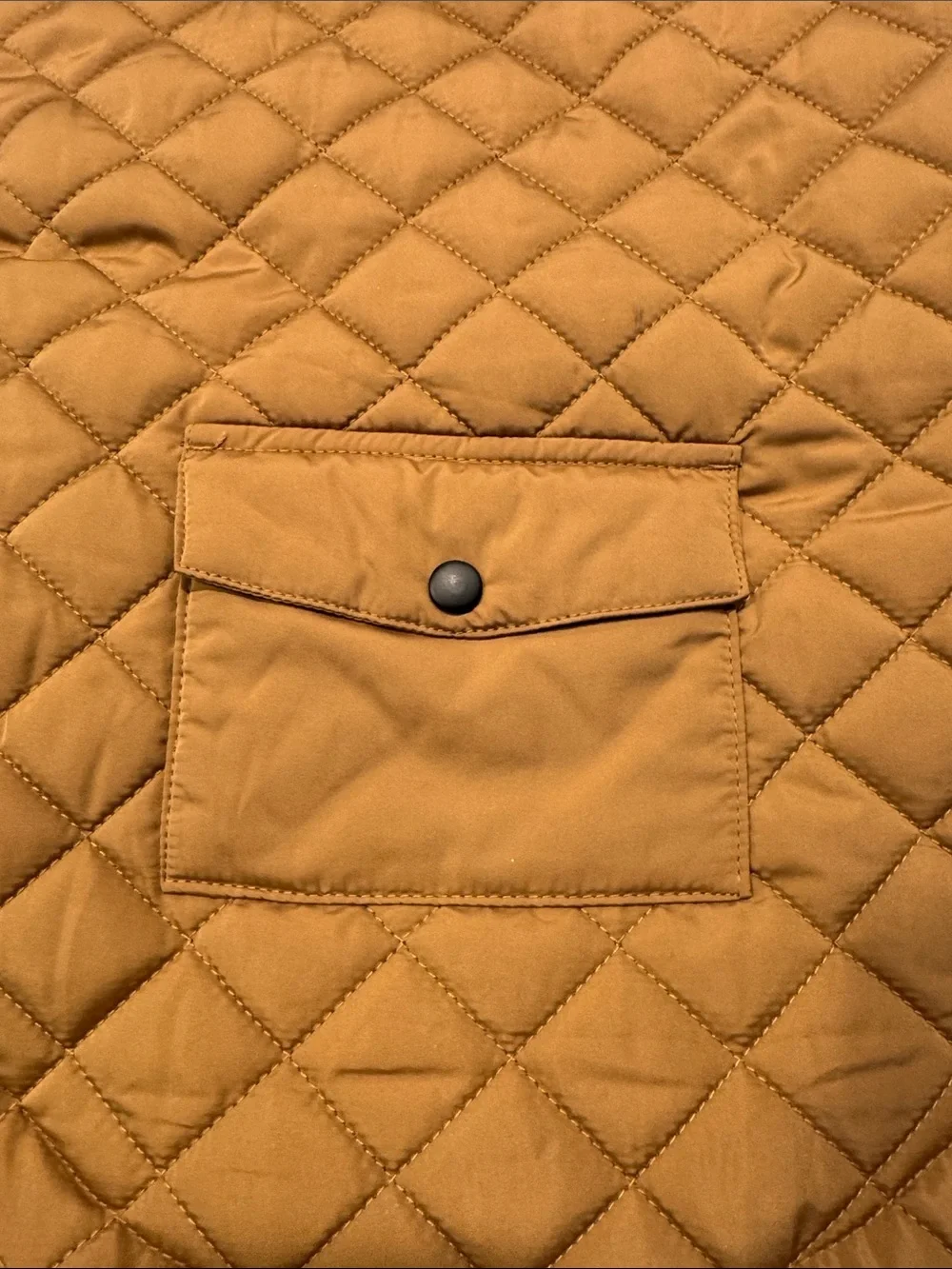 Free Country Quilted Dog Jacket - Tan Brown Sherpa lined